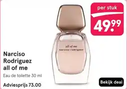 Etos narciso rodriguez all of me aanbieding