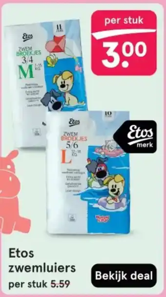 Etos Etos zwemluiers aanbieding