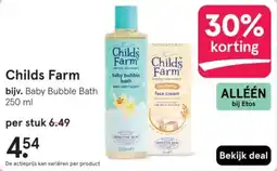 Etos Childs Farm aanbieding