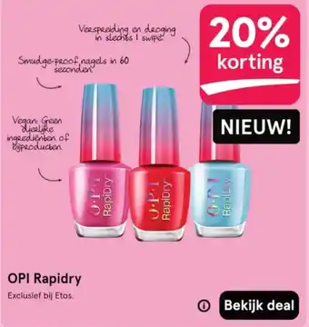 Etos O.P.T RapiDry aanbieding
