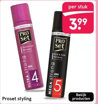 Etos Proset styling aanbieding