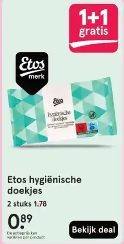 Etos Etos hygiënische doekjes aanbieding