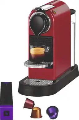 Coolblue Krups Nespresso Citiz XN7415 Kersenrood aanbieding