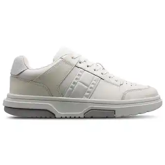 Foot Locker Tommy Jeans Brooklyn Sneakers Dames - Wit - Maat 38 - Leer aanbieding