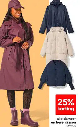HEMA Alle dames en herenjassen aanbieding