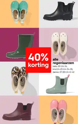 HEMA Alle regenlaarzen aanbieding