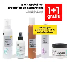 HEMA Alle haarstyling producten en haarkrullers aanbieding