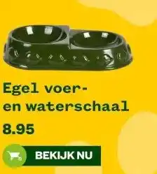 Welkoop Egel voer- en waterschaal aanbieding