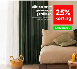 HEMA Alle op maat gemaakte gordijnen aanbieding