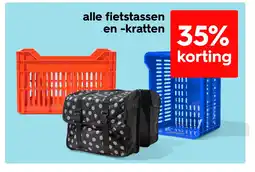 HEMA Alle fietstassen en kratten aanbieding