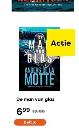 The Read Shop De man van glas aanbieding