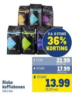 Makro Rioba koffiebonen aanbieding