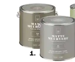 Kwantum Muurverf mat Khaki of klei aanbieding