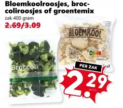 CoopCompact Bloemkoolroosjes, broc- coliroosjes of groentemix aanbieding