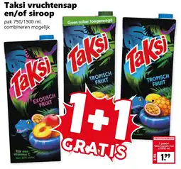 CoopCompact Taksi vruchtensap en/of siroop aanbieding