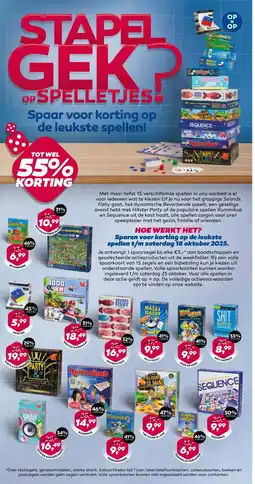 CoopCompact STAPEL GEK OP SPELLETJES? aanbieding