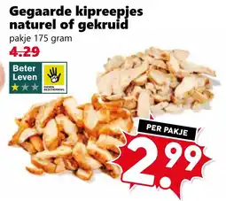 CoopCompact Gegaarde kipreepjes naturel of gekruid aanbieding