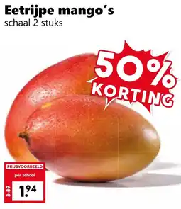 Coop Eetrijpe mango's aanbieding