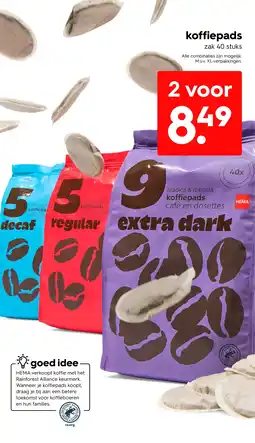 HEMA Koffiepads aanbieding