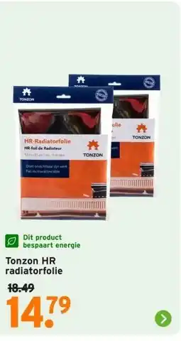 GAMMA Tonzon HR radiatorfolie aanbieding