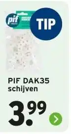 GAMMA PIF DAK35 schijven aanbieding