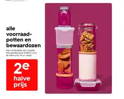 HEMA Alle voorraad potten en bewaardozen aanbieding