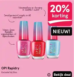 Etos OPI Rapidry aanbieding