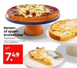 HEMA Kersen of appel kruimelvlaai aanbieding