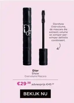 ICI Paris XL Dior Show Overvolume Mascara aanbieding