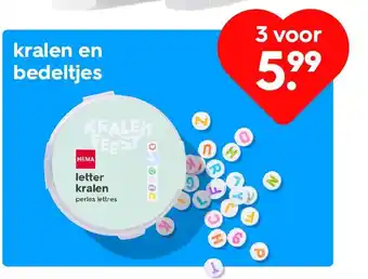 HEMA Kralen en bedeltjes aanbieding
