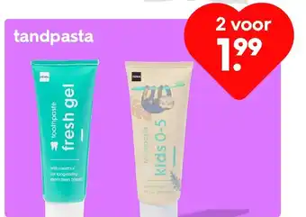 HEMA Tandpasta aanbieding