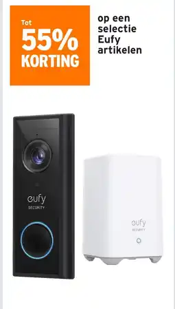 GAMMA Op een selectie Eufy aanbieding