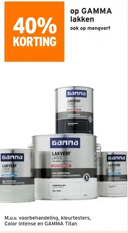 GAMMA Op GAMMA lakken aanbieding