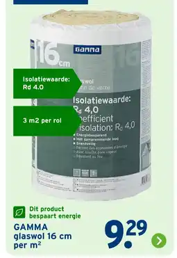 GAMMA Gamma glaswol aanbieding