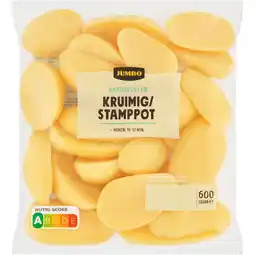 Jumbo Jumbo Aardappelen Kruimig/ Stamppot 600 g aanbieding