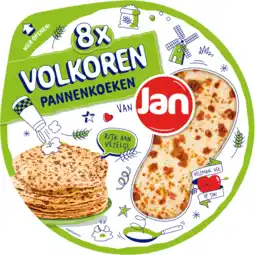 Jumbo Jan Volkoren Pannenkoeken 8 Stuks 540 g aanbieding