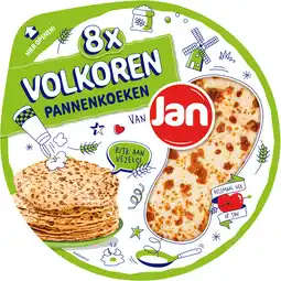 Jumbo Jan Volkoren Pannenkoeken 8 Stuks 540 g aanbieding