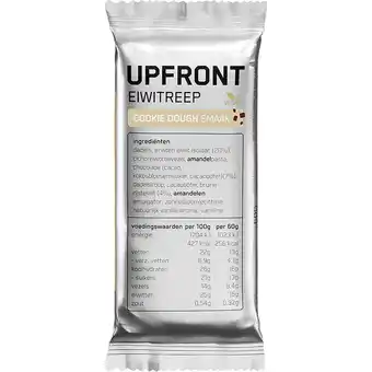 Jumbo Upfront Eiwitreep Cookie Dough 60g aanbieding