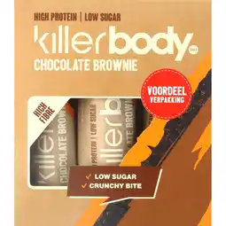 Jumbo Killerbody Snack Chocolate Brownie 3 Stuks aanbieding