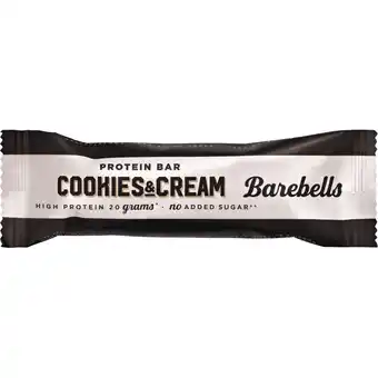 Jumbo Barebells Protein Bar Cookies & Cream 55 g aanbieding