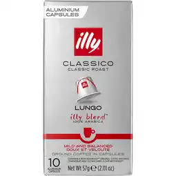 Jumbo Illy Lungo Classico Koffiecups 10 stuks aanbieding