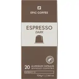 Jumbo Epic Coffee Espresso Dark Koffiecups 20 Stuks aanbieding