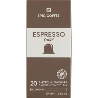 Jumbo Epic Coffee Espresso Dark Koffiecups 20 Stuks aanbieding