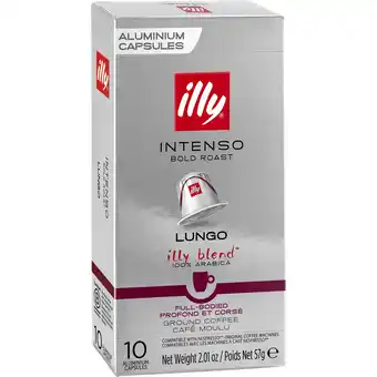 Jumbo illy Lungo Intenso Koffiecups 10 Stuks aanbieding