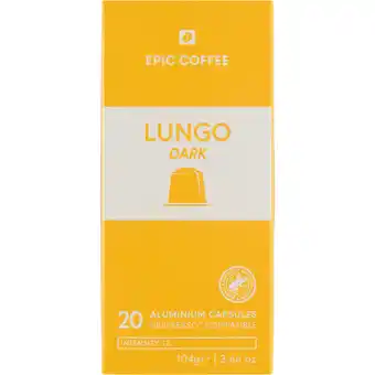 Jumbo Epic Coffee Lungo Dark koffiecups 20 Stuks aanbieding