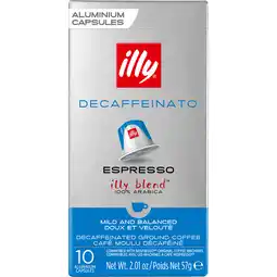 Jumbo illy Espresso Decaffeinato Koffiecups 10 Stuks aanbieding