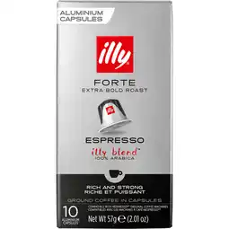 Jumbo illy Espresso Forte Koffiecups 10 Stuks aanbieding