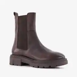 Scapino Harper leren dames Chelsea boots bruin aanbieding