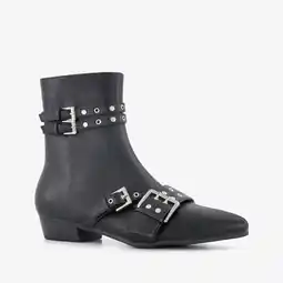 Scapino Harper dames biker boots zwart aanbieding