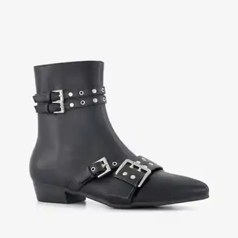 Scapino Harper dames biker boots zwart aanbieding